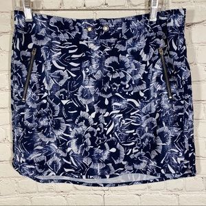 Athleta Pull On Skort Skirt Built in Shorts Med